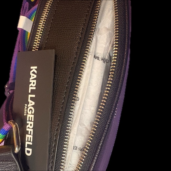KARL LAGERFELD Paris Maybelle Crossbody Black/Rainbow One Size - Picture 3 of 11